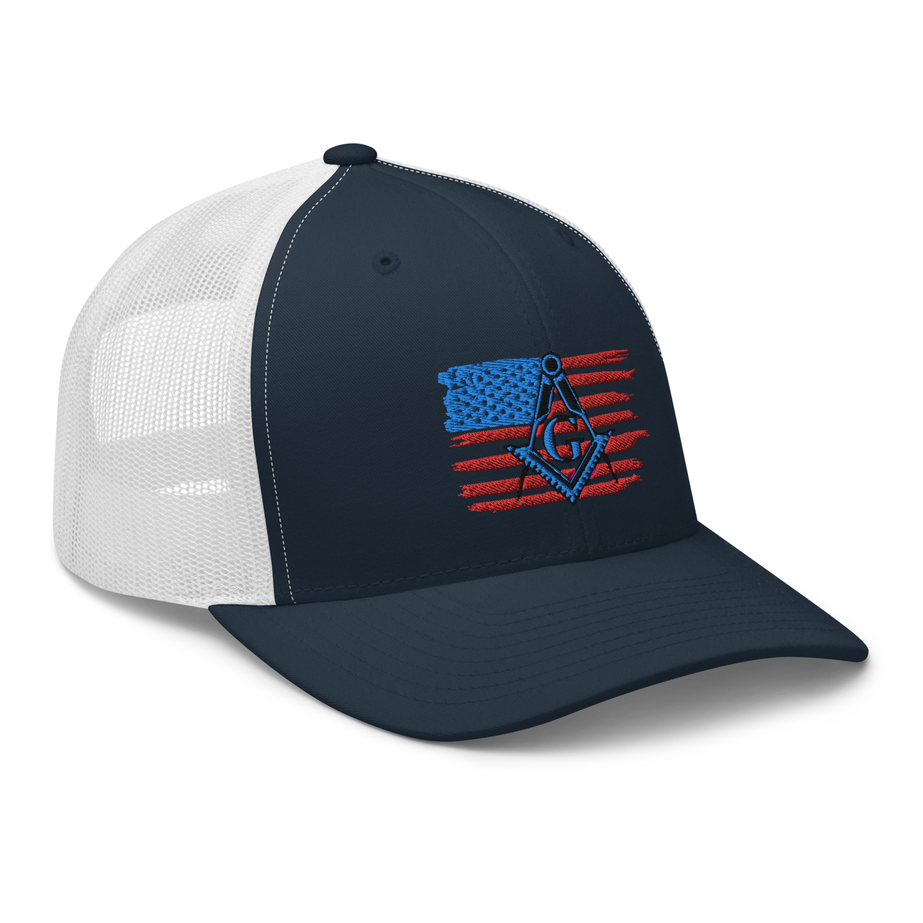 US Flag S&C Hat Antonio Trucker Company – Cap San